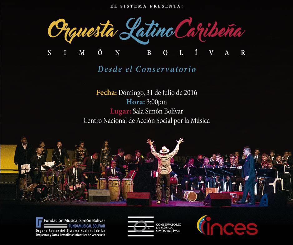 Orquesta Latinocaribeña Simón Bolívar Lanza Su Primera Producción Discográfica: “Desde El Conservatorio”