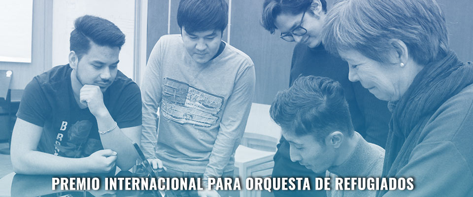 ¡Felicitamos a la Orquesta de refugiados por el premio Ockenden Internacional 2021!