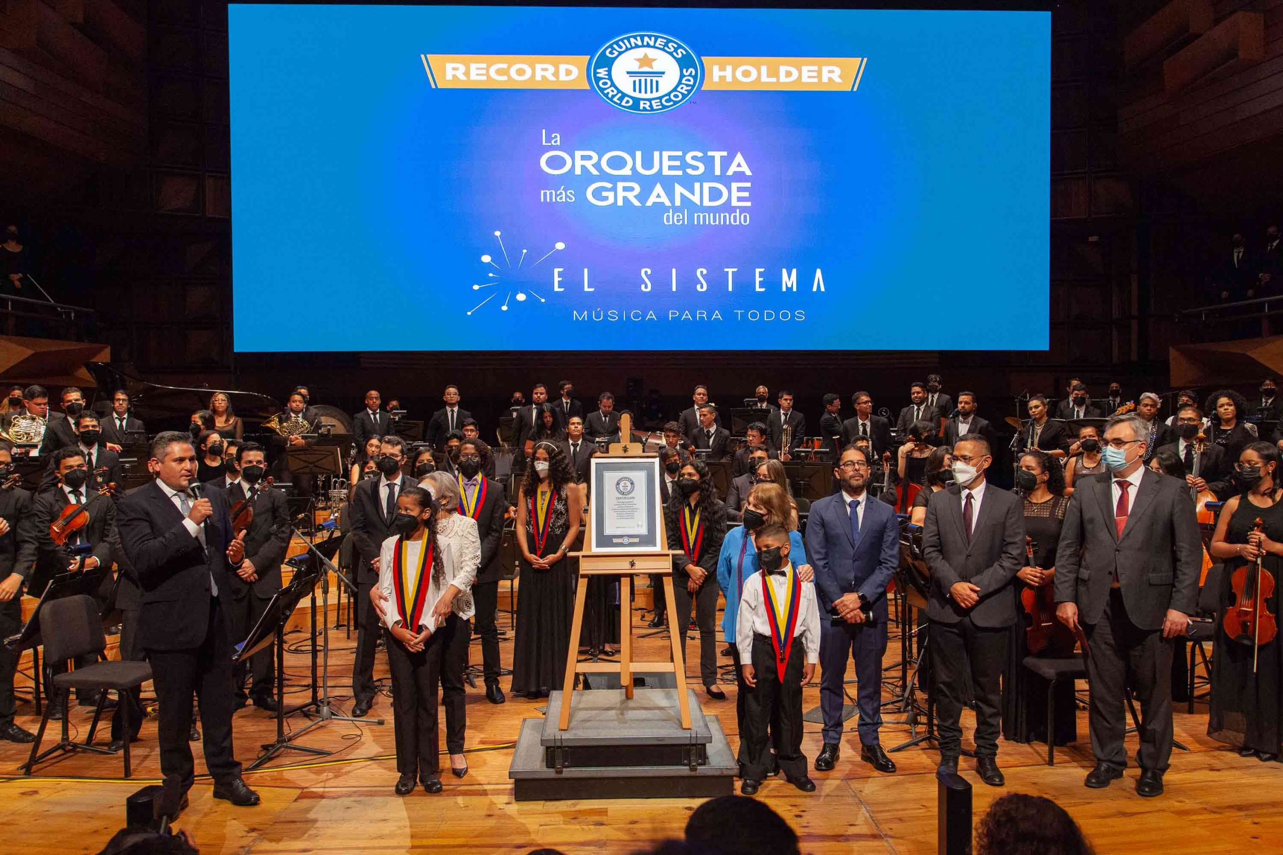 Celebramos El Anuncio Oficial Del Guinness World Records De La Orquesta Más Grande Del Mundo A Venezuela Y El Sistema