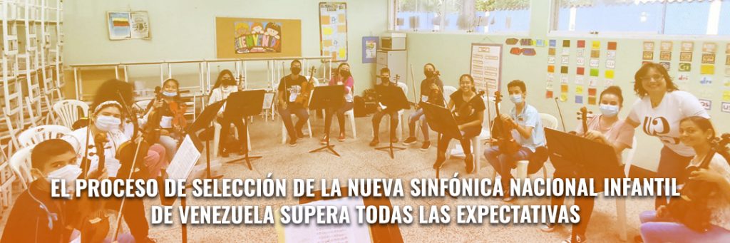 El proceso de selección de la nueva Sinfónica Nacional Infantil de Venezuela supera todas las expectativas