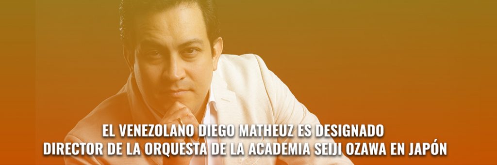 El venezolano Diego Matheuz es designado Director de la Orquesta de la Academia Seiji Ozawa en Japón