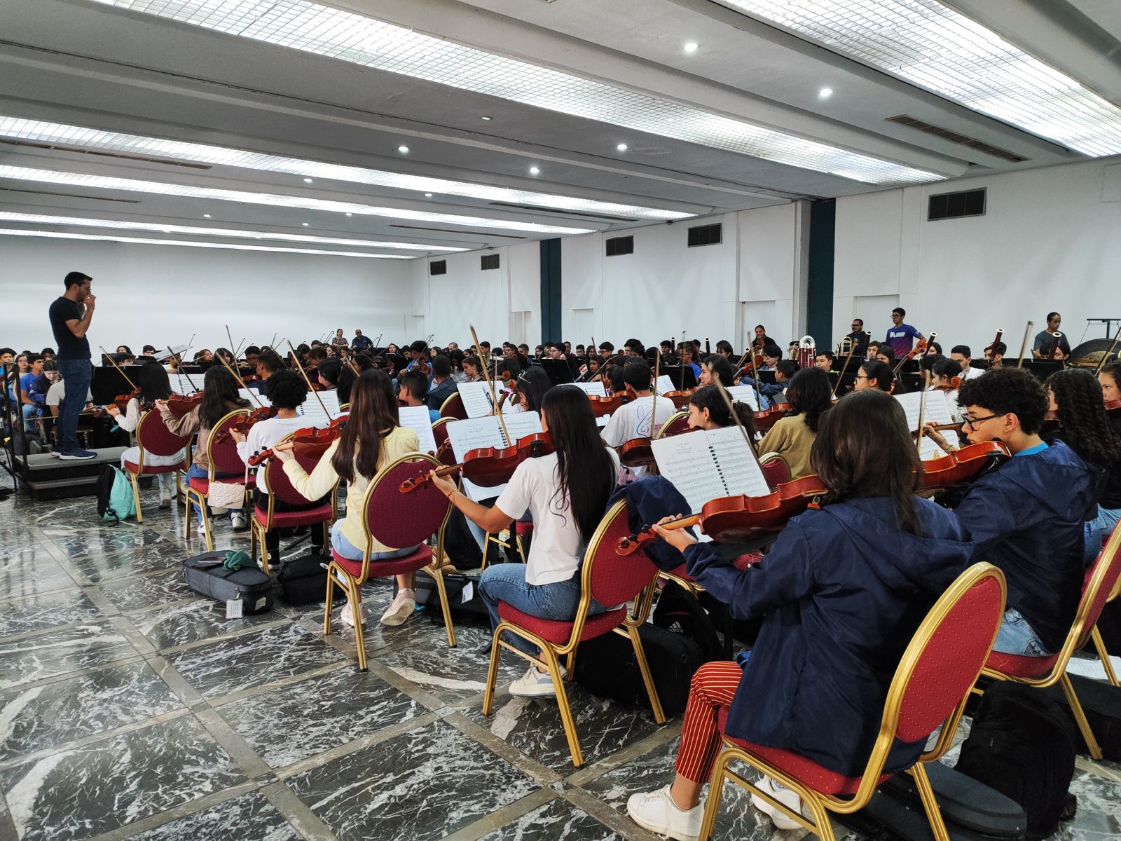 Primer Encuentro Del Año De La Sinfónica Nacional Infantil De Venezuela