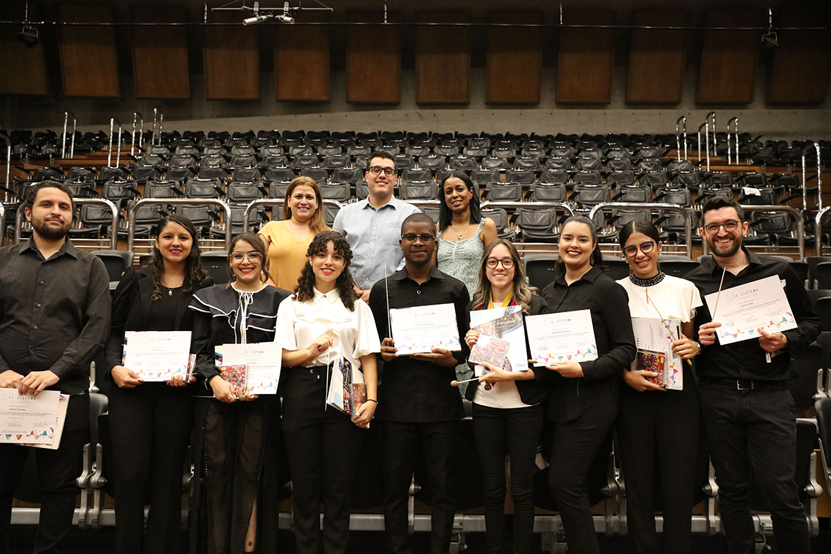 Curso De Dirección Orquestal Guió A Músicos Nacionales Y Extranjeros Por La Pedagogía De El Sistema