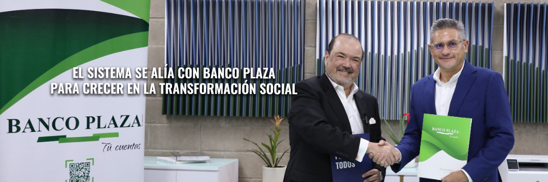 El Sistema se alía con Banco Plaza para crecer en la transformación social