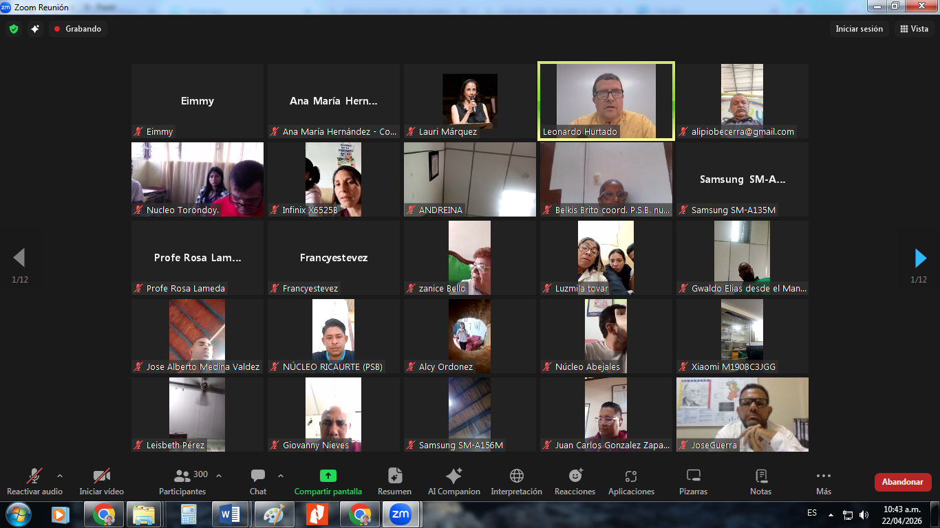 Programa Simon Bolivar – Webinario (10)
