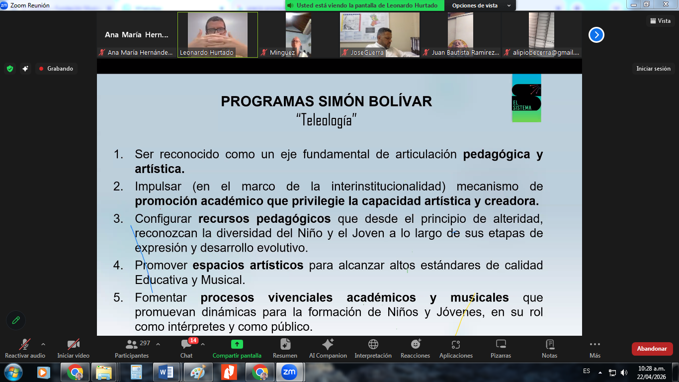 Programa Simon Bolivar – Webinario (7)