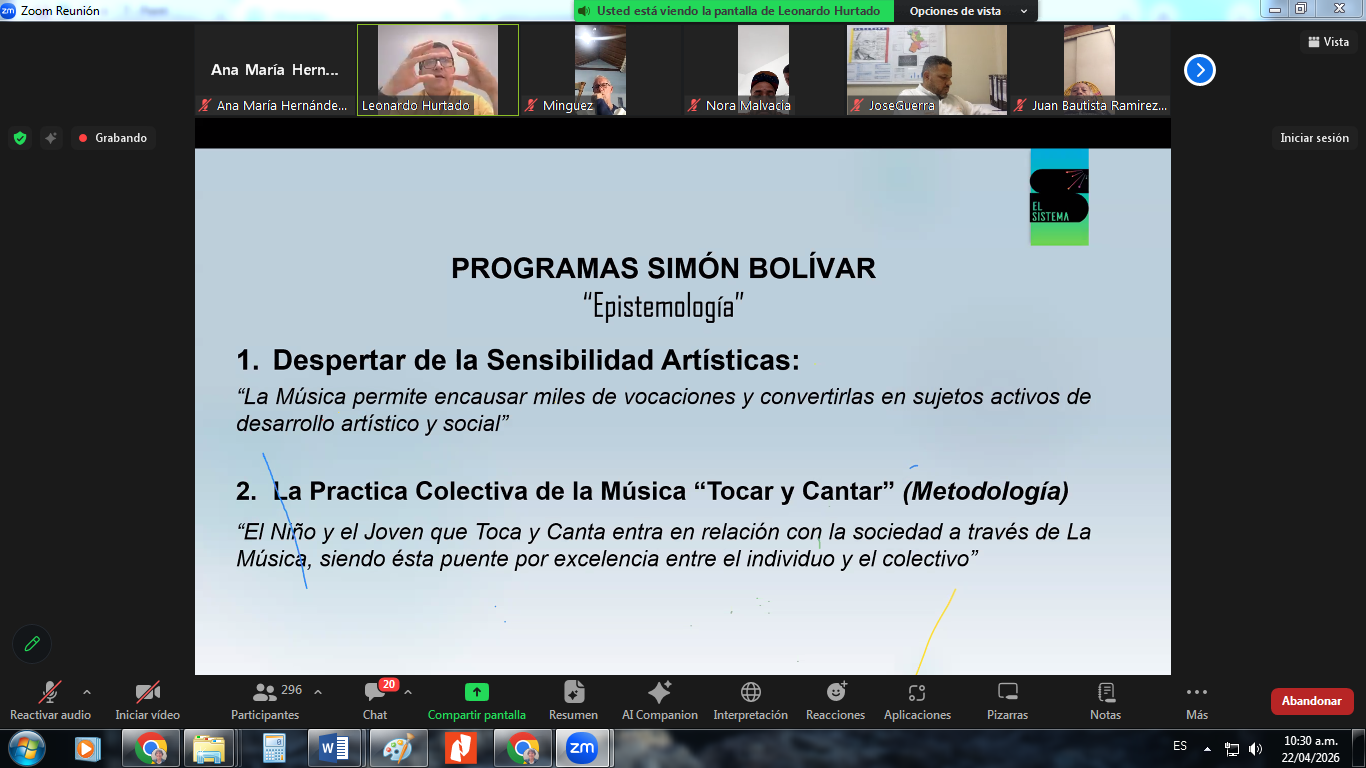 Programa Simon Bolivar – Webinario (8)